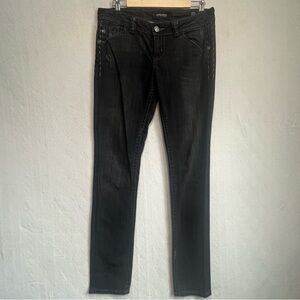 MEK DNM Oaxaca Cigarette Black Jeans Sz 28/34